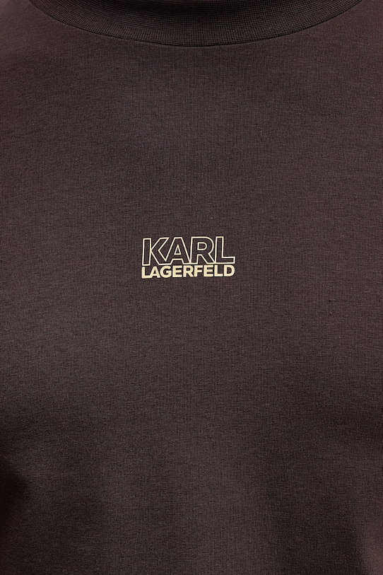 Karl Lagerfeld t-shirt 561235.755034 brązowy