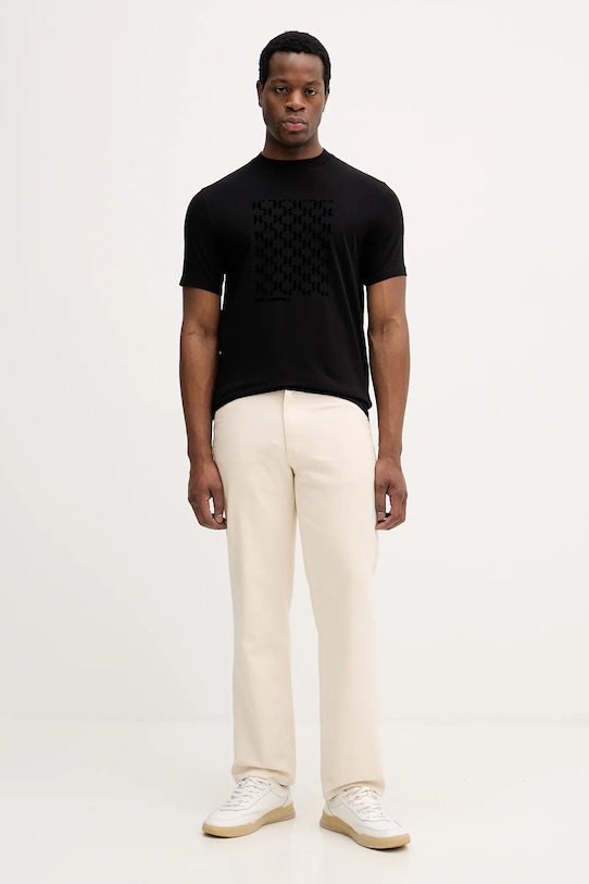 Karl Lagerfeld t-shirt 561221.755040 czarny SS26