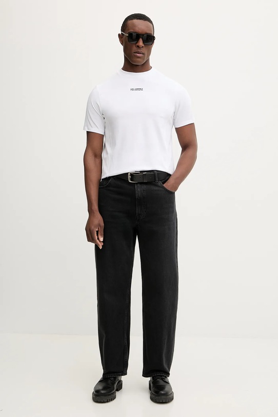 Karl Lagerfeld t-shirt 561221.755042 biały SS26