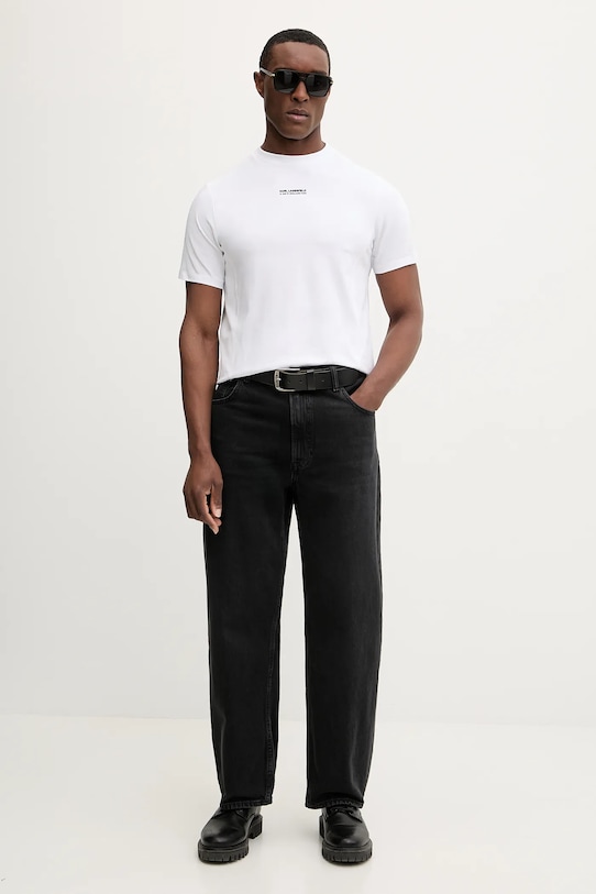 Karl Lagerfeld t-shirt 561221.755042 biały SS26