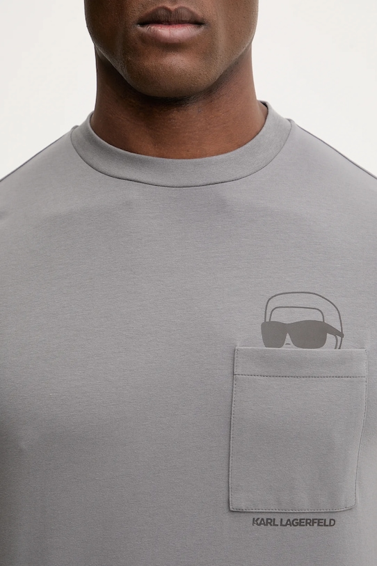 Tričko Karl Lagerfeld 561221.755047 šedá