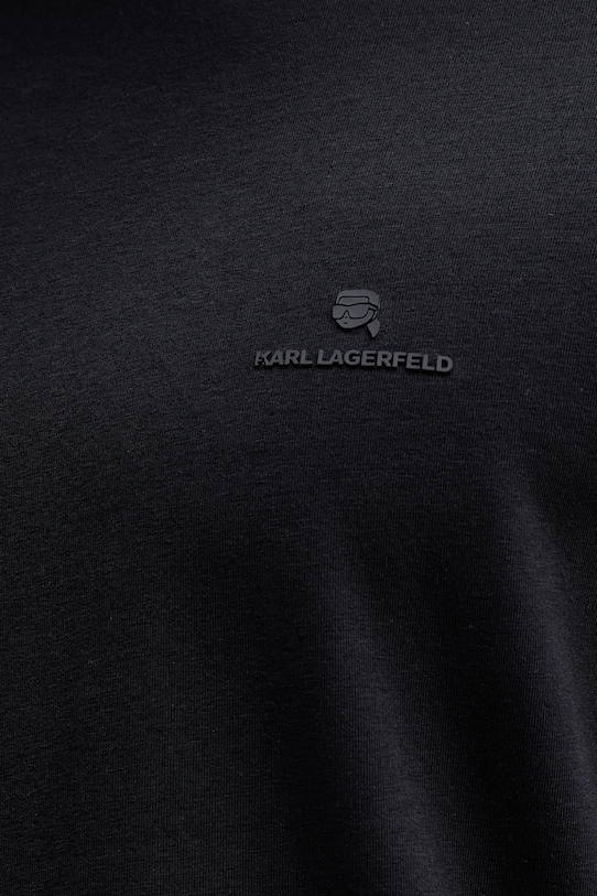 Karl Lagerfeld t-shirt 561221.755054 granatowy