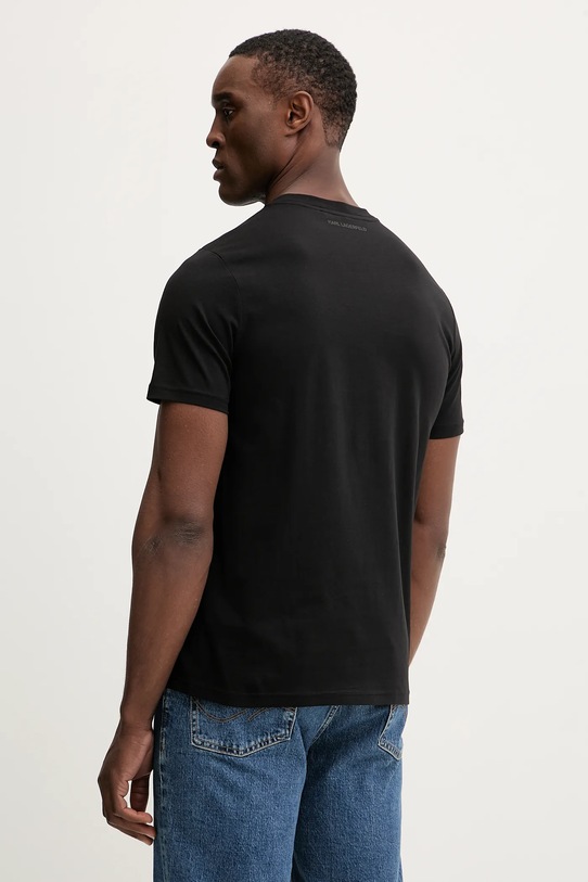 Oblečení Bavlněné tričko Karl Lagerfeld 561255.755076 černá