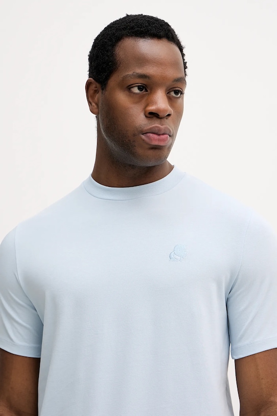 Karl Lagerfeld t-shirt niebieski 561221.755750