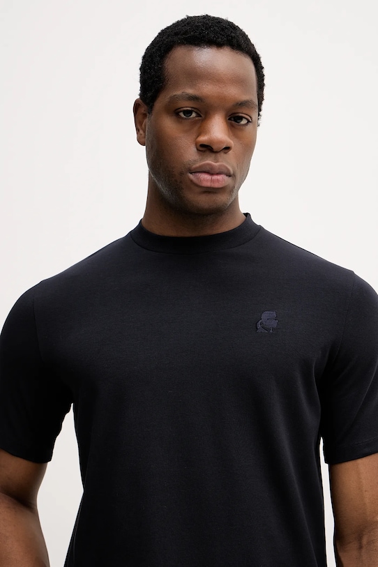Karl Lagerfeld t-shirt granatowy 561221.755750