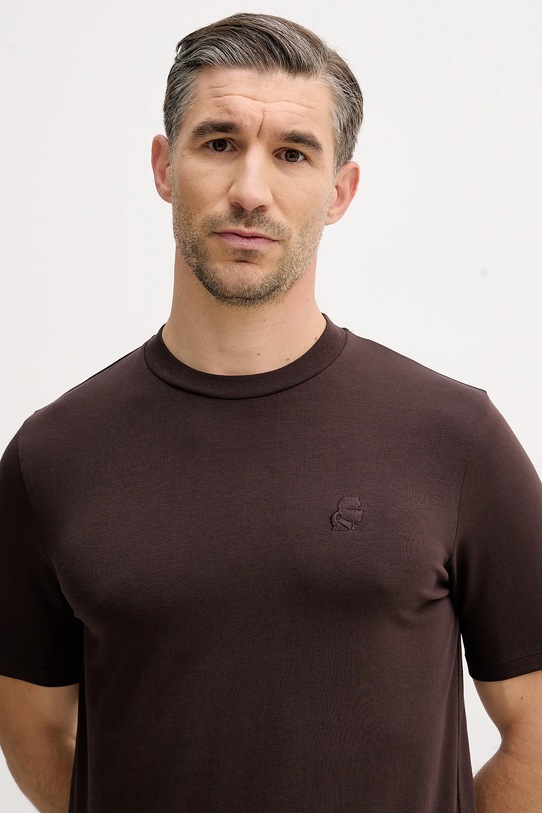 Μπλουζάκι Karl Lagerfeld καφέ 561221.755750