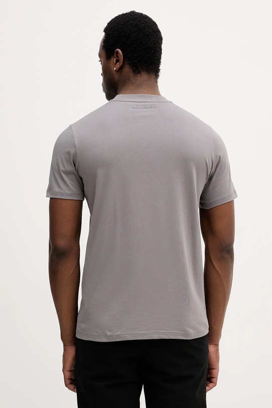 Odzież Karl Lagerfeld t-shirt bawełniany 561224.755710 szary