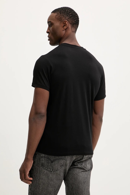 Odzież Karl Lagerfeld t-shirt bawełniany 561235.755780 czarny