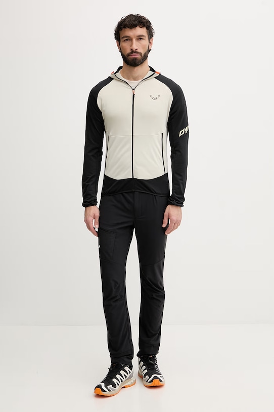 Fjallraven t-shirt męski bawełniany Swedish Forest F12600327 beżowy SS26