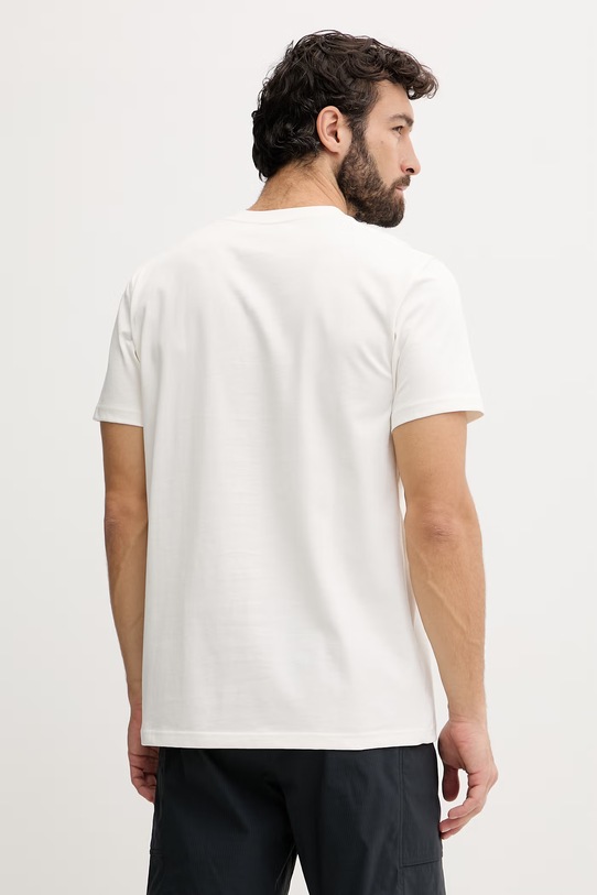 Odzież Fjallraven t-shirt męski bawełniany Archive F12600328 beżowy