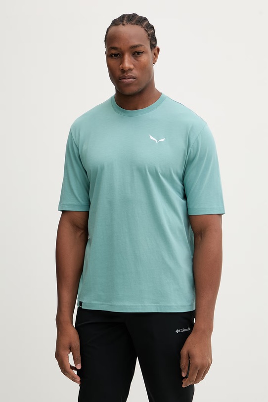 Oblačila Športna kratka majica Salewa EAGLE LOOSE 00.0000029320 turkizna