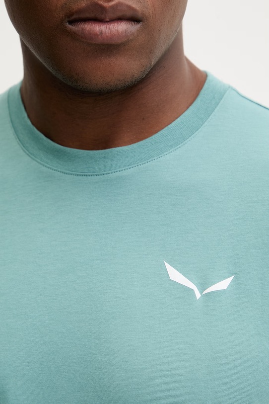 Športna kratka majica Salewa EAGLE LOOSE 00.0000029320 turkizna