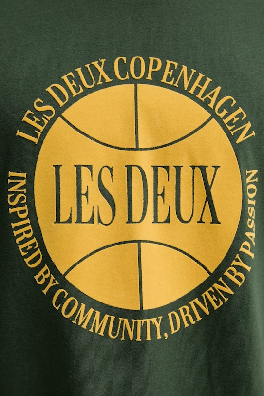 Les Deux t-shirt bawełniany 1000971 zielony