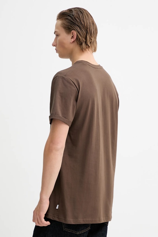 Odzież Les Deux t-shirt bawełniany 1001286 brązowy