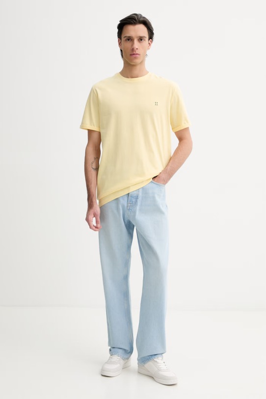 Bavlněné tričko Les Deux Norregaard 1001464 žlutá SS26