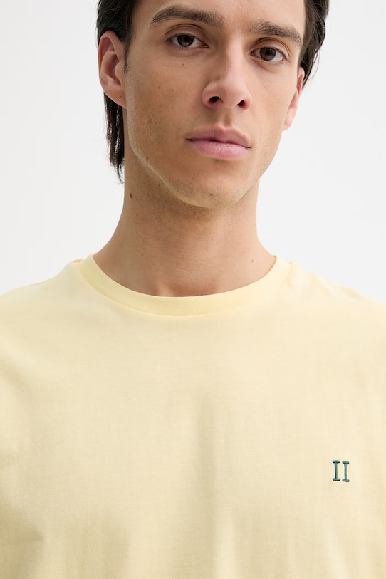Bavlněné tričko Les Deux Norregaard žlutá 1001464