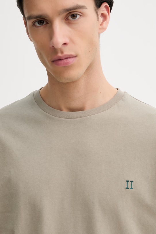 Bavlněné tričko Les Deux Norregaard zelená 1001464