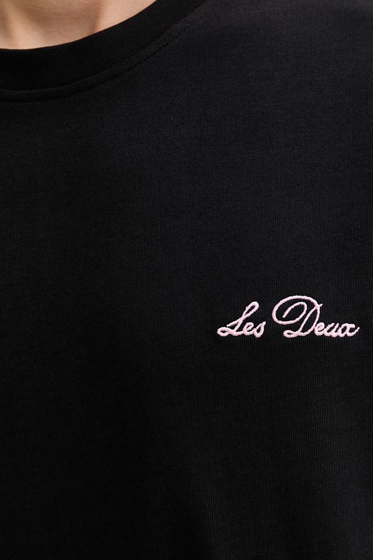 Bavlnené tričko Les Deux Wild 1002138 čierna
