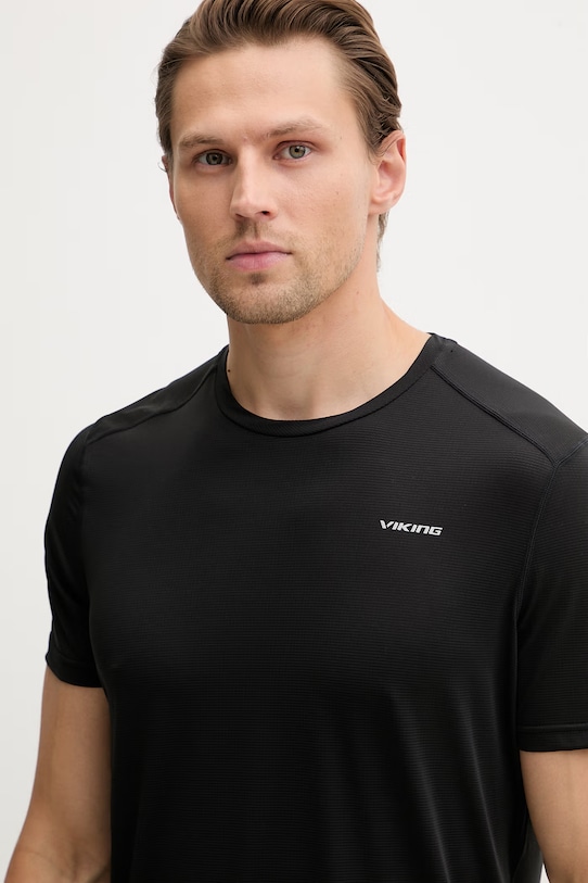 Viking T-shirt trekkingowy męski Tover czarny 500/28/4666