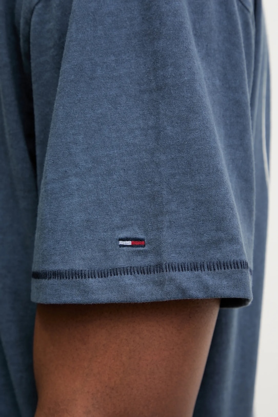Tommy Jeans t-shirt bawełniany DM0DM22309 niebieski