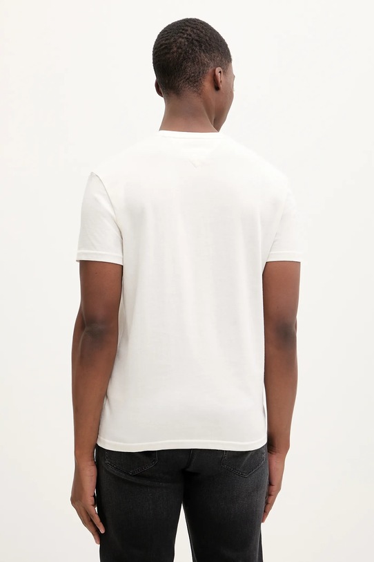 Odzież Tommy Jeans t-shirt bawełniany DM0DM22317 beżowy