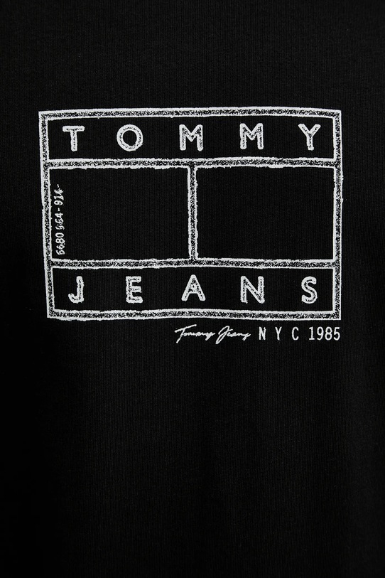 Tommy Jeans t-shirt bawełniany DM0DM22317 czarny