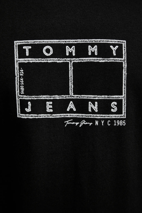 Tommy Jeans t-shirt bawełniany DM0DM22317 czarny