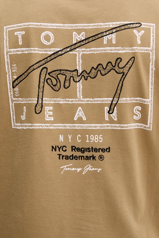 Βαμβακερό μπλουζάκι Tommy Jeans DM0DM22319