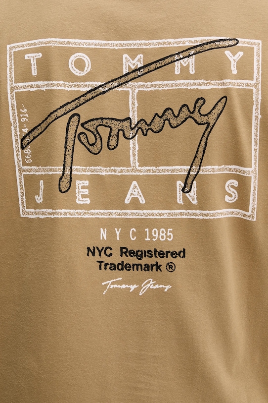 Βαμβακερό μπλουζάκι Tommy Jeans DM0DM22319