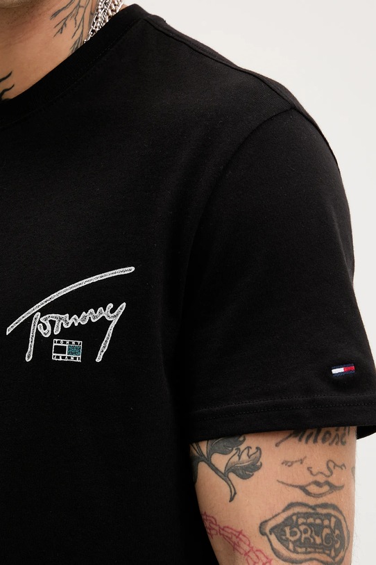 Tommy Jeans t-shirt bawełniany DM0DM22320 czarny
