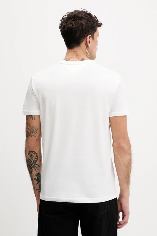 Odzież Tommy Jeans t-shirt bawełniany DM0DM22322 biały