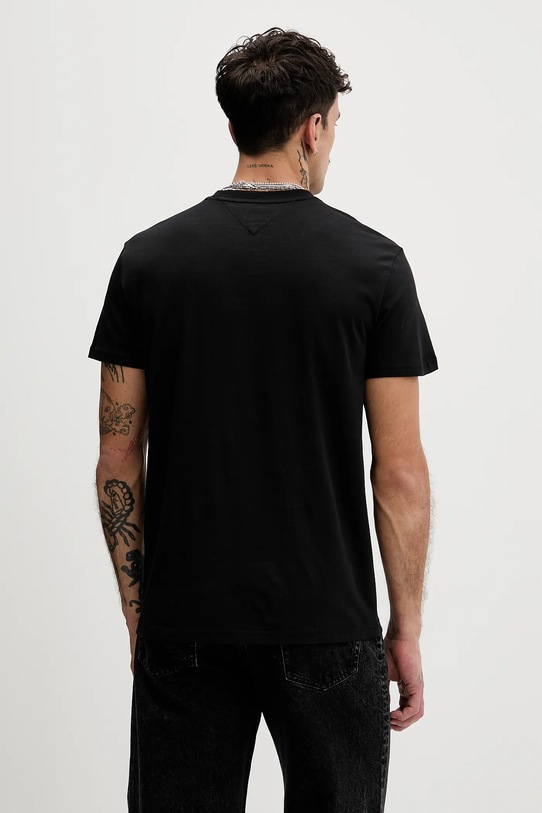 Odzież Tommy Jeans t-shirt bawełniany DM0DM22322 czarny