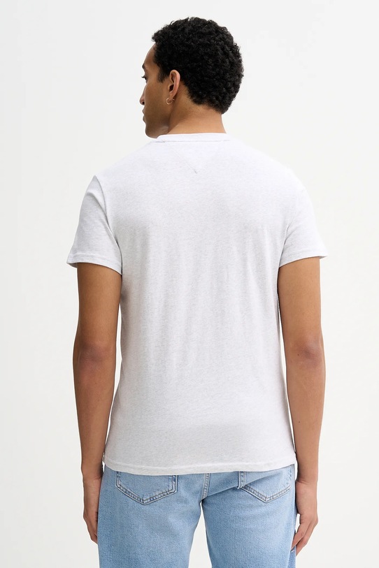 Ρούχα Βαμβακερό μπλουζάκι Tommy Jeans DM0DM22333 γκρί