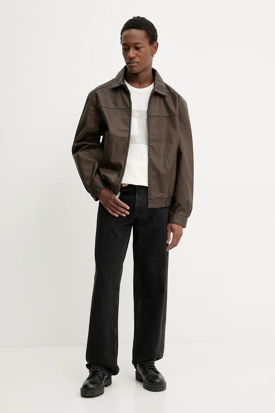 Хлопковая футболка Tommy Jeans DM0DM22463 бежевый SS26