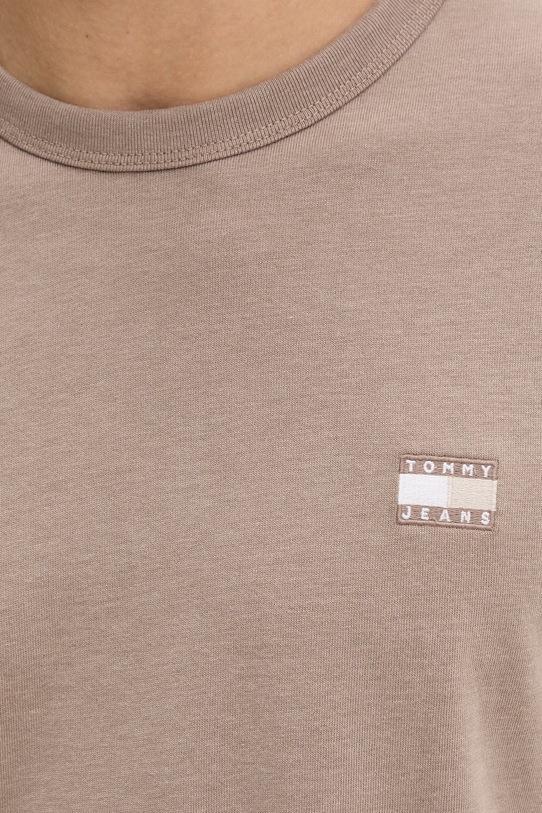 Tommy Jeans t-shirt męski DM0DM22667 beżowy