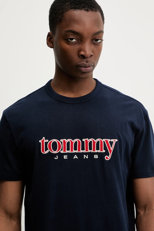 Tommy Jeans t-shirt in cotone blu navy DM0DM22719