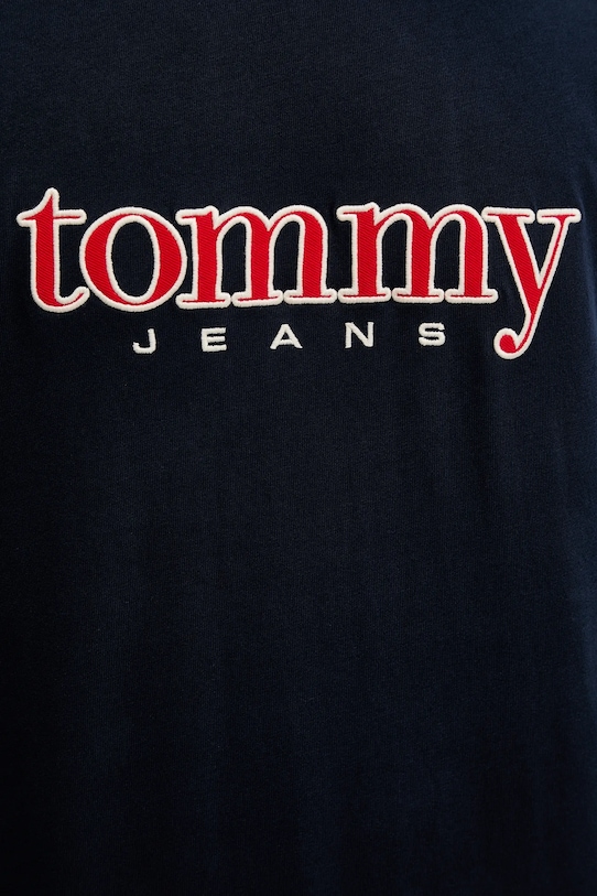 Tommy Jeans t-shirt in cotone DM0DM22719 blu navy