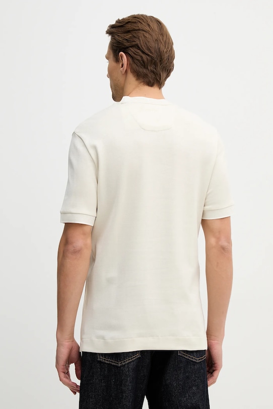 Odzież BOSS t-shirt z dodatkiem wełny C-Thompson 242_AM 50553812 beżowy