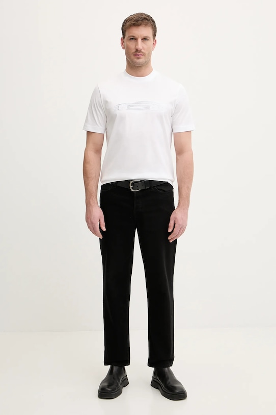 BOSS t-shirt bawełniany C-Taut 242_AM 50555828 biały SS26