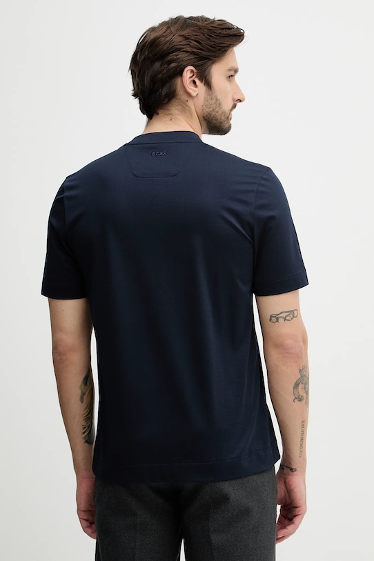 Odzież BOSS t-shirt bawełniany C-Taut 242_AM 50555828 granatowy