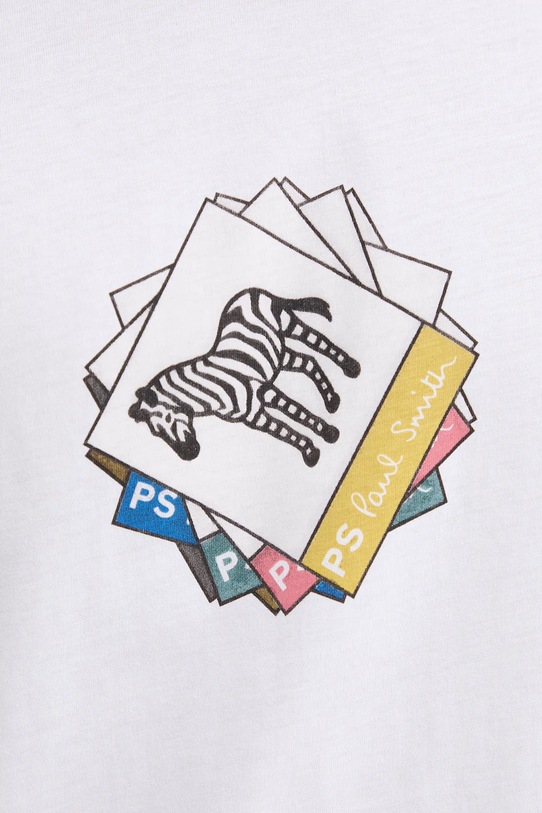 PS Paul Smith t-shirt bawełniany M2R.011R.VP5614 biały