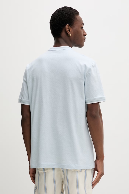 Odzież PS Paul Smith t-shirt męski bawełniany M2R.321Y.V22333 niebieski