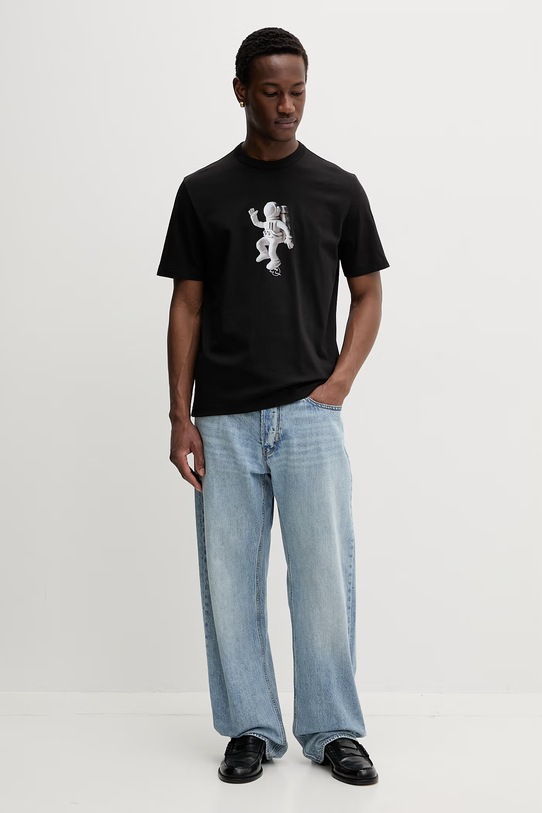 PS Paul Smith t-shirt męski bawełniany M2R.220X.VP5792 czarny SS26