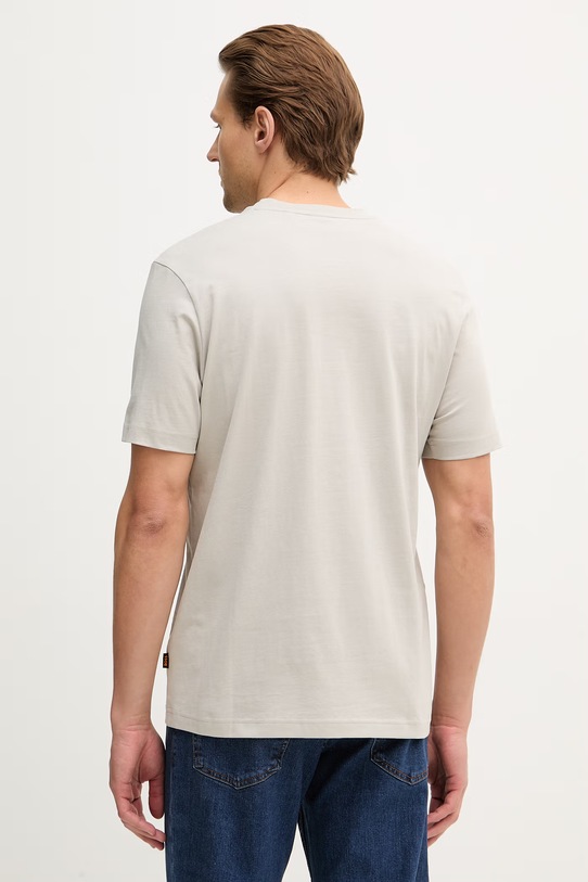 Odzież BOSS Orange t-shirt bawełniany Te_Imprint 50556007 szary