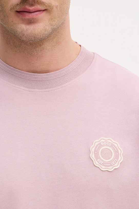 BOSS Orange t-shirt Te_Varsity 50556013 różowy