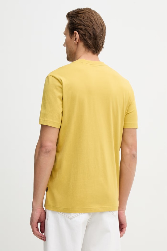Odzież BOSS Orange t-shirt bawełniany Te_Plain 50556023 żółty
