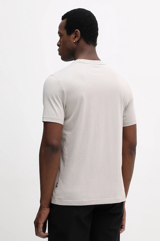 Odzież BOSS Orange t-shirt bawełniany Te_Cover 50556024 beżowy