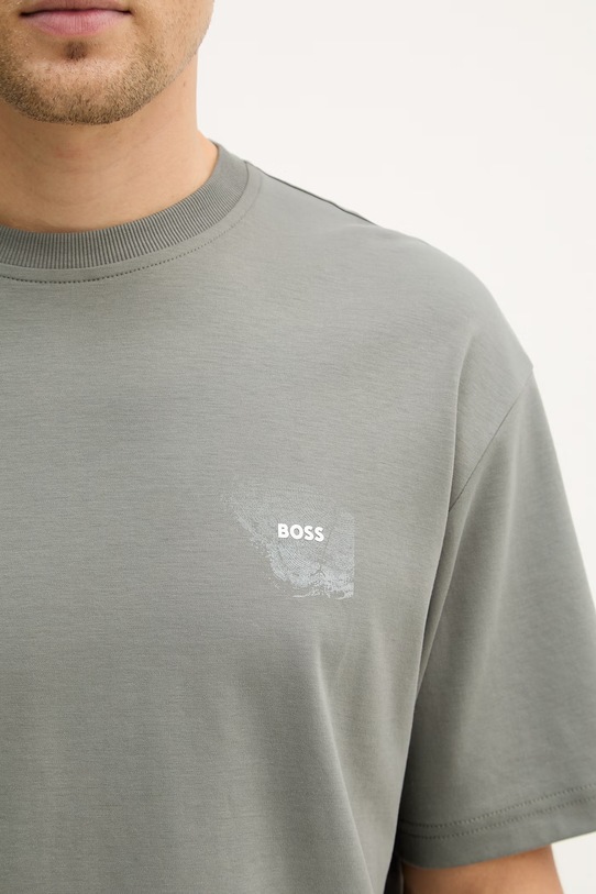 BOSS Orange t-shirt bawełniany Te_Citylights 50556032 szary