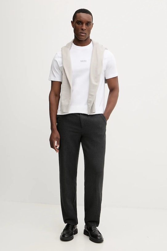 BOSS Orange t-shirt bawełniany Te_BossClub 50556033 biały SS26