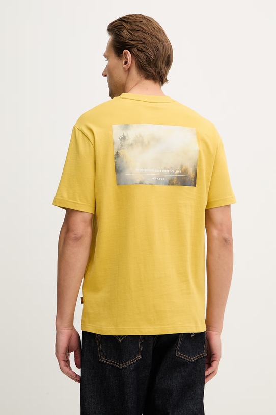 Odzież BOSS Orange t-shirt bawełniany Te_BossClub 50556033 żółty